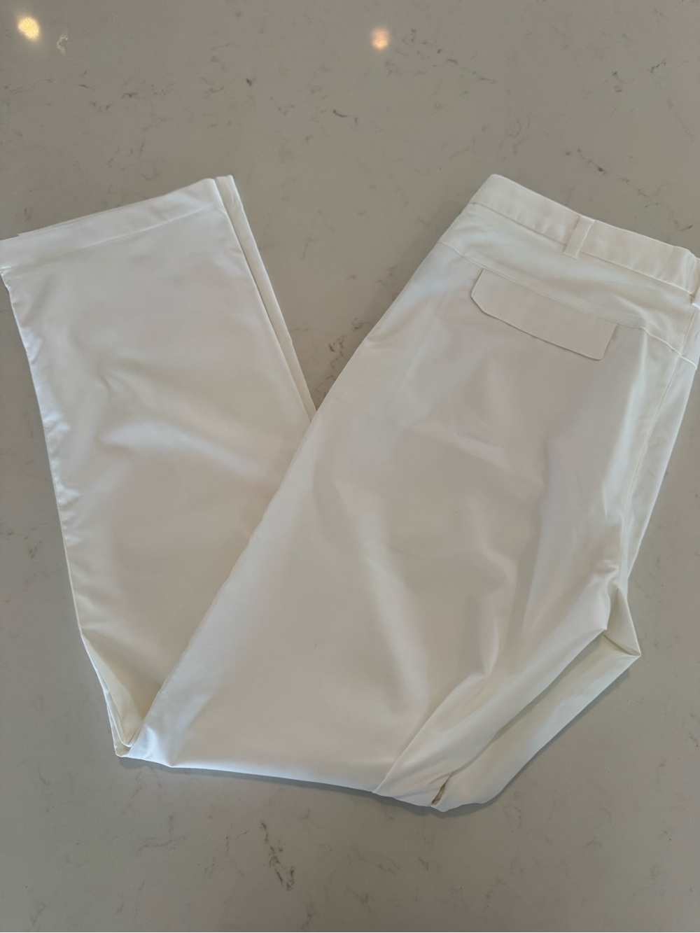 Nike Men's White Golf Pants - Tailored Slim Fit